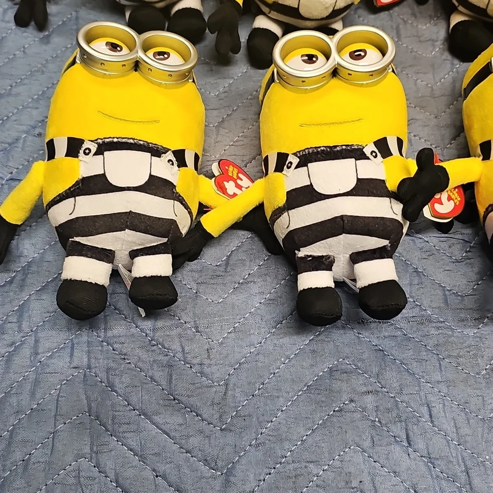 Ty Beanie Babies Despicable Me 3 Tom minion jail bird - Picture 2 of 8